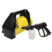 220V Car High Pressure Washer Household Automatic High Pressure Car Washer Water Gun Dry Cleaning Gun Deep Clean Washing Tool