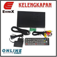 Set Top Box Dvbt2 Dvbc Tv Digital Evinix H1 Powered Skybox Tbk