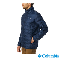 Columbia 哥倫比亞 男款 - 保暖羽絨立領外套-深藍 UWE09550NY / FW22