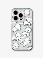 เคสมือถือ 14 Pro Max Magsafe Fluffy Bichon Clear case