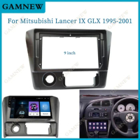 Car Radio Fascia for For Mitsubishi Lancer IX GLX 1995-2001 9 inch Stereo Panel Dashboard Kit Refitting Installation Frame