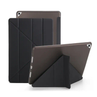 【百寶屋】2020 iPad8 10.2吋 Y折蠶絲保護殼皮套