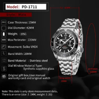 PAGANI DESIGN Luxury Fashion Diver Watch Men 100ATM Waterproof Date Clock Sport Watches Mens Quartz Wristwatch Relogio Masculino