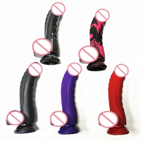 Big Dildo Realistic Suction Cup Penis Lesbian Faloimitator Dick Huge Silicon Dildos For Women Gay Dildo Single layer Sex Toys