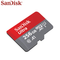 100% Original SanDisk Memory Card Ultra Micro SD Card 32GB 64GB 128GB 256GB High Speed Class 10 A1 TF Card UHS-I Microsd Card