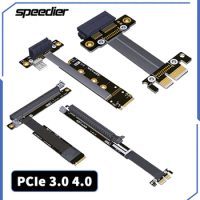 M.2 NVMe To PCI-E X1 X16 BTC Mining GPU Graphics Card Extension Cable PCIe 1x 16x A Card N Card Non-USB for RTX3090 RX6800xt