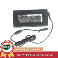 Genuine for HP 19.5V 6.7A AD8027 589019-001130W AC Adapter Charger AIO Desktop PC Power Supply Used