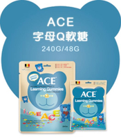 ACE - 字母Q水果軟糖 48g ( 比利時進口 )
