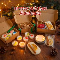 Giftbox Quà Tặng Handmade Nến thơm phòng Tealight Mini handmade không khói Dawn Light sử dụng làm qu