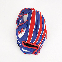 Wilson A200 [WBW10022410] 兒童 守備手套 壘球 棒球 內野 外野 10吋 反手 紅藍