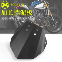 for Cfmoto 700clx Rear Fender 700cl-x Refitted Anti Dumping Mud Tile Water Baffle Aluminum Alloy Accessories