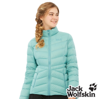 【Jack Wolfskin 飛狼】女 俐落修腰 保暖羽絨外套 輕量設計『蒂芬妮綠』