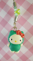【震撼精品百貨】Hello Kitty 凱蒂貓 限定版手機吊飾-北海道(綠藻花) 震撼日式精品百貨