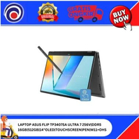LAPTOP ASUS FLIP TP3407SA ULTRA 7 256V|DDR5 16GB|512GB|14"OLED|TOUCHSCREEN|PEN|W11+OH