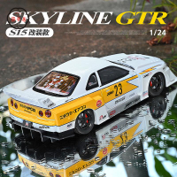 工廠直銷 特惠/免運 仿真車 仿真玩具 模型車 模型車擺件 GTR跑車賽車合金車模1:24兒童男孩金屬玩具車擺件仿真汽車模型Z537工廠現貨 全館折扣 售後保障 開立發票Z537