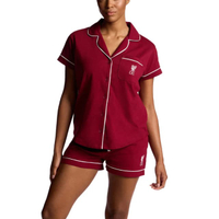 Short Pyjama Set ชุดนอนเซ็ตผู้หญิง สีแดง