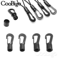 5MM 8MM 10PC Bungee Shock Cord Quick Connect Hooks Hanging Ends Clip for Kayak Canoe Boat Dinghy Rib DIY Elastic Cord Rope
