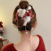 Christmas Hair Accessories for Women, Hair Bun Clips on the Back of the Head, Elegant Hair Accessori