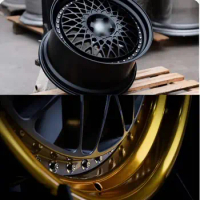 Jntitanti Modular Wheel Bolt Gr.5 Titanium 12 Point BBS Split Rim Flange Bolts M8x20/32mm with Hex Flange Nuts