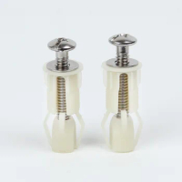 Toilet Cover Fixing Screw Set Expansion Bolt Nut Package Bathroom Accessories parts stool cover installment bolts high quality