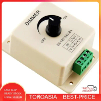 Dimmer lampu Led strip DC 12v  - 24v 8A Peredup