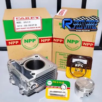 SILINDER BLOK PAKET BLOK PISTON + PISTON KIT NPP PISTON STD OVERSIZE 0.50 1.00 1.50 2.00 SATRIA FU 1