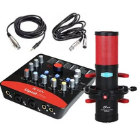 Alctron CS55 Large Diaphragm Condenser Microphone &amp; iCON Upod Pro Sound Card Kit For Studio Recording And Stage Performance