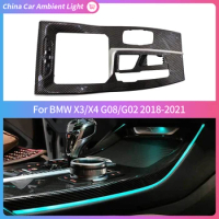 11 Colours Center Console Saddle Light For BMW G01 G02 New X3 X4 2018-2023 Car LED Decorative Lamp Ambient Light Refit Part