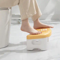 Classic PP Multi-functional Comfortable Toilet Potty Step Stool Reusable Easy Installation Foot Stool Home Supplies