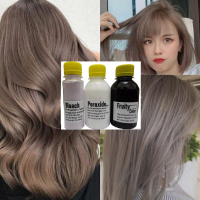 (Bộ tẩy miễn phí) Bộ màu tóc trực tiếp (10 phút) 100ml + Tẩy & Peroxide miễn phí (100ml) thuốc nhuộm