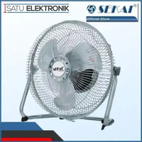 Sekai Kipas Angin 12 inch HFN1253 Baling Alumunium Desk Fan Meja Low Watt 40 W dengan dinamo Tembaga