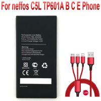 2000mAh/7.6Wh 3.8V NBL-45A2000 Replacement Battery For neffos C5L TP601A B C E mobile phone bateria