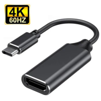 TYPE-C to HDMI Adapter 4K Ultra HD 30Hz Cable Type C HDMI for MacBook Samsung Galaxy S20 Huawei Mate P50 Pro USB C HDMI Adapter