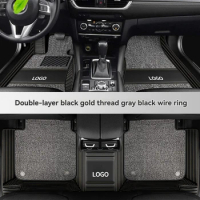 Custom Double-layer Diamond Car Leather Floor Mat 100% For Great Wall M4 Hover H3 Hover H6 Hover H6 Coupe X200 Car Accessories