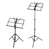 JOYO GSS-03 Folding Music Sheet Stand Portable Aluminum Alloy Material Tripod Music Holder Stands Height Adjustable With HandBag