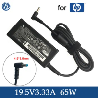 Original 19.5V 3.33A 65W Laptop Charger for HP Pavilion Sleekbook 14 15,ENVY 4 6 Series AC Power Adapter