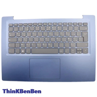 French Arabic Blue Keyboard Upper Case Palmrest Shell Cover For Lenovo Ideapad S130 14 130s 14 14IGM 120s 14 14IAP 5CB0R61283