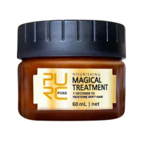 PURC Magical keratin Hair Treatment Mask 5 Seconds Repairs Damage Hair Root Hair Tonic Keratin Hair &amp; Scalp Treatment