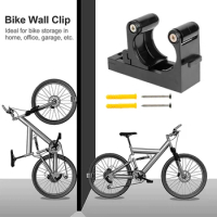 4/2PC Bicycle Wall Mounted Rack Buckle Indoor Vertical Mountain Bike Storage Display Stand Hook Parking Holder Cycling Accessory