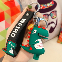 創意卡通小恐龍公仔鑰匙扣可愛玩偶書包掛飾男女情侶汽車鑰匙鏈