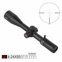 Hot Sale YUBEEN 4-24x50SFIR FFP HD Reticle High Quality Outdoor Scopes Hunting Sports Scopes Tactical Optics Strong Shockproof