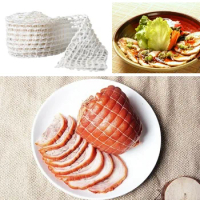 1/3 Meter Cotton Meat Net Ham Sausage Net Butcher's String Sausage Roll Hot Dog Sausage Casing Packaging Tools Meat Cooking Tool