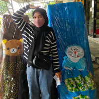Kasur bulu karakter jumbo 180x160