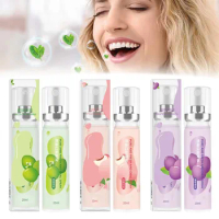 Fruit Flavored Oral Spray Mouth Spray Fresh Breath Compact Portable Refreshing Cool Fresh Breath Oral Odor Care 20ML Real Lime