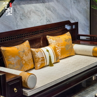 新中式紅木沙發坐墊定制古典實木海綿墊座墊套羅漢床乳膠墊子防滑