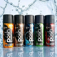 POSH MEN PARFUM DEODORANT BODY SPRAY PRIA 150ml Brown Legacy