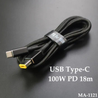 100W USB Type C PD Charging Cable Cord For Lenovo ThinkPad Laptop Charger 65W 20V Type C To Thinkpad DC Power Jack Adapter Cord