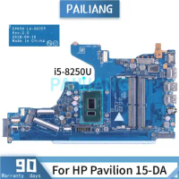 For HP Pavilion 15-DA i5-8250U Laptop Motherboard LA-G07EP SR3LA DDR4 Notebook Mainboard