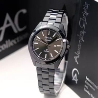 JAM TANGAN WANITA ALEXANDRE CHRISTIE AC 1015 AC1015 STAINLESS ORIGINAL GARANSI RESMI 1 TAHUN - silve