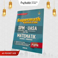 [POCKET SIZE] EDISI 2026 Buku Asas Supermath Genius Buku Latihan A5 Nota Matematik Algebra Asas Vira